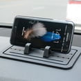 thumbnail image 4 of Support Universel en Silicone pour Téléphone Mobile, Support de Tableau de Bord GPS, Support de Bureau (Noir), 4 of 5