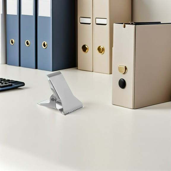 LOLIPPYY Large Bulldog Clips Heavy Duty Steel Office Clamp for Teaching Material Organization, 1 Piece for Teachers