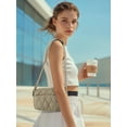 thumbnail image 3 of Bagsmart Womens' Fanny Pack, Lightweight Crossbody Belt Bag with Two Ways to Wear, Adjustable Strap, Fashion Waist Pack for Travel Workout, Tan, 3 of 9