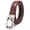 #2 Brown, variant on Men's Leather Automatic Buckle Ratchet Dress Belt for Men Perfect Fit Waist Size Up to 46"-Functional, Stylish and Durable