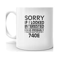 thumbnail image 2 of Thinking about my 740E Driver Coffee Tea Ceramic Mug Office Work Cup Gift 11oz, 2 of 3
