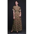 thumbnail image 5 of Bimba Rayon Cabbage Leaves Ladies Long Gown Boho Beach Cocktail Party Maxi SlitÂ&nbsp;Dress-Small, 5 of 6