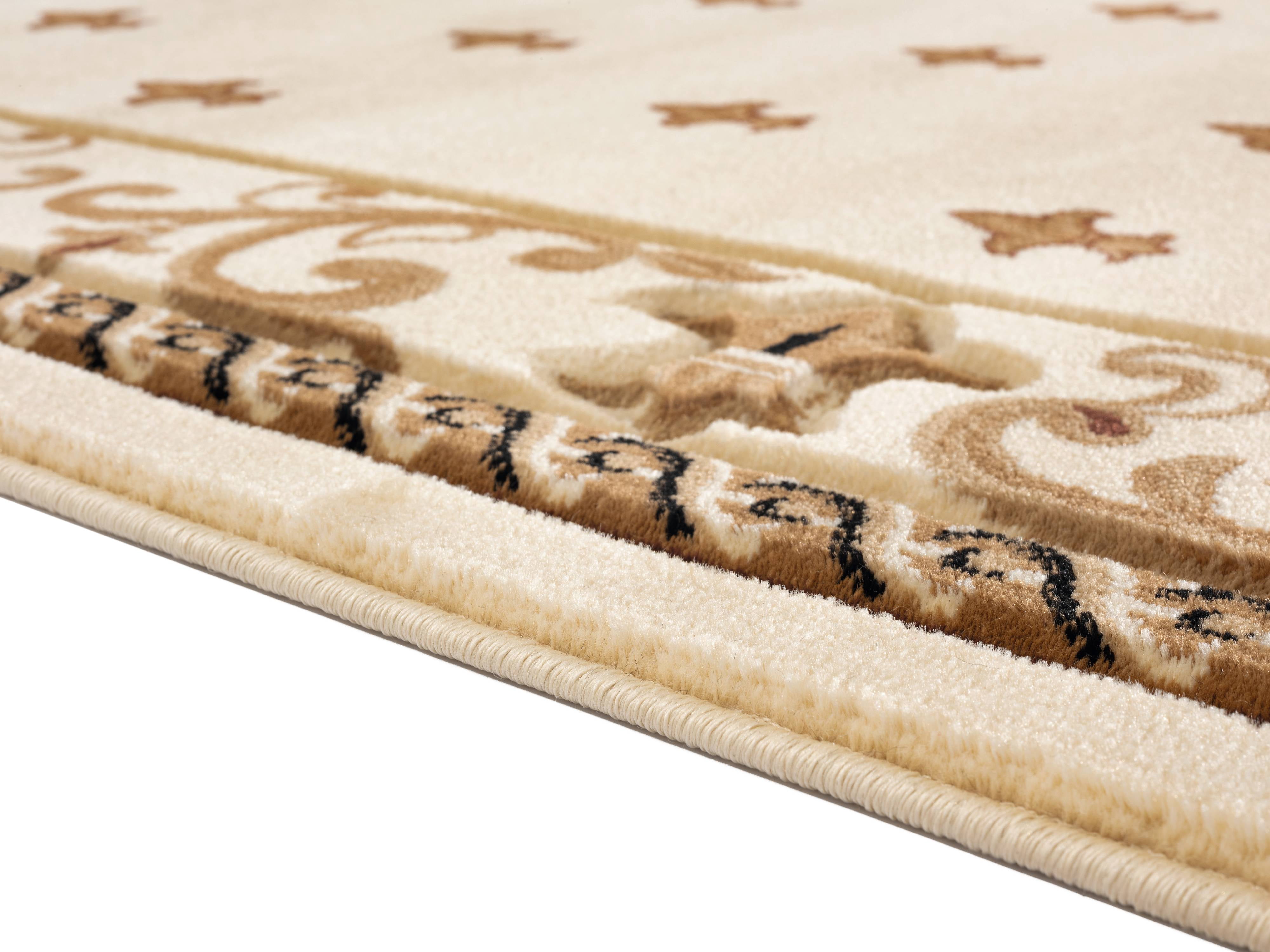 United Weavers Drachma Vesta Transitional Border Area Rug, Beige, 7'10" x 7'10"