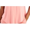 thumbnail image 3 of Alfani Womens Knit V-Neck T-Shirt Pink XS, 3 of 3