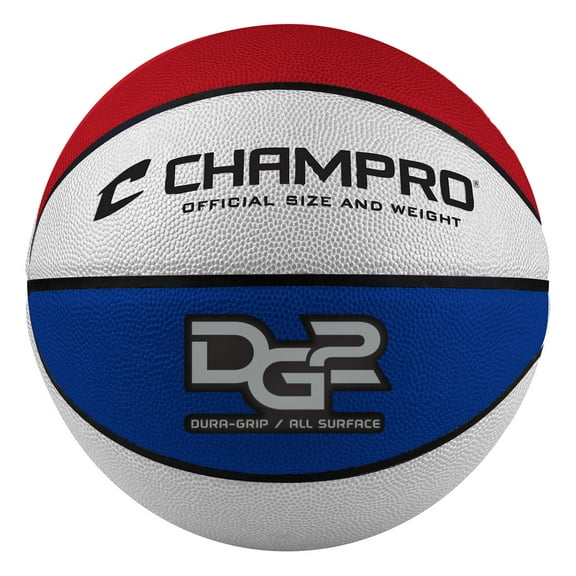 Dura-Grip 230 Rubber Basketball - SCARLET BODY, WHITE BODY, ROYAL BODY - Regulation