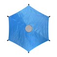thumbnail image 2 of sunsanly 6/8/10/12/14-Foot Trampoline Sunshade Cover UV Resistant Waterproof Oxford Cloth Universal 6 Poles Trampoline Canopy Sun Protection Rainproof Tent Cover, 2 of 7
