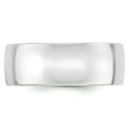 thumbnail image 3 of Primal Gold 14 Karat White Gold 8mm Lightweight Comfort Fit Band Size 14, 3 of 9