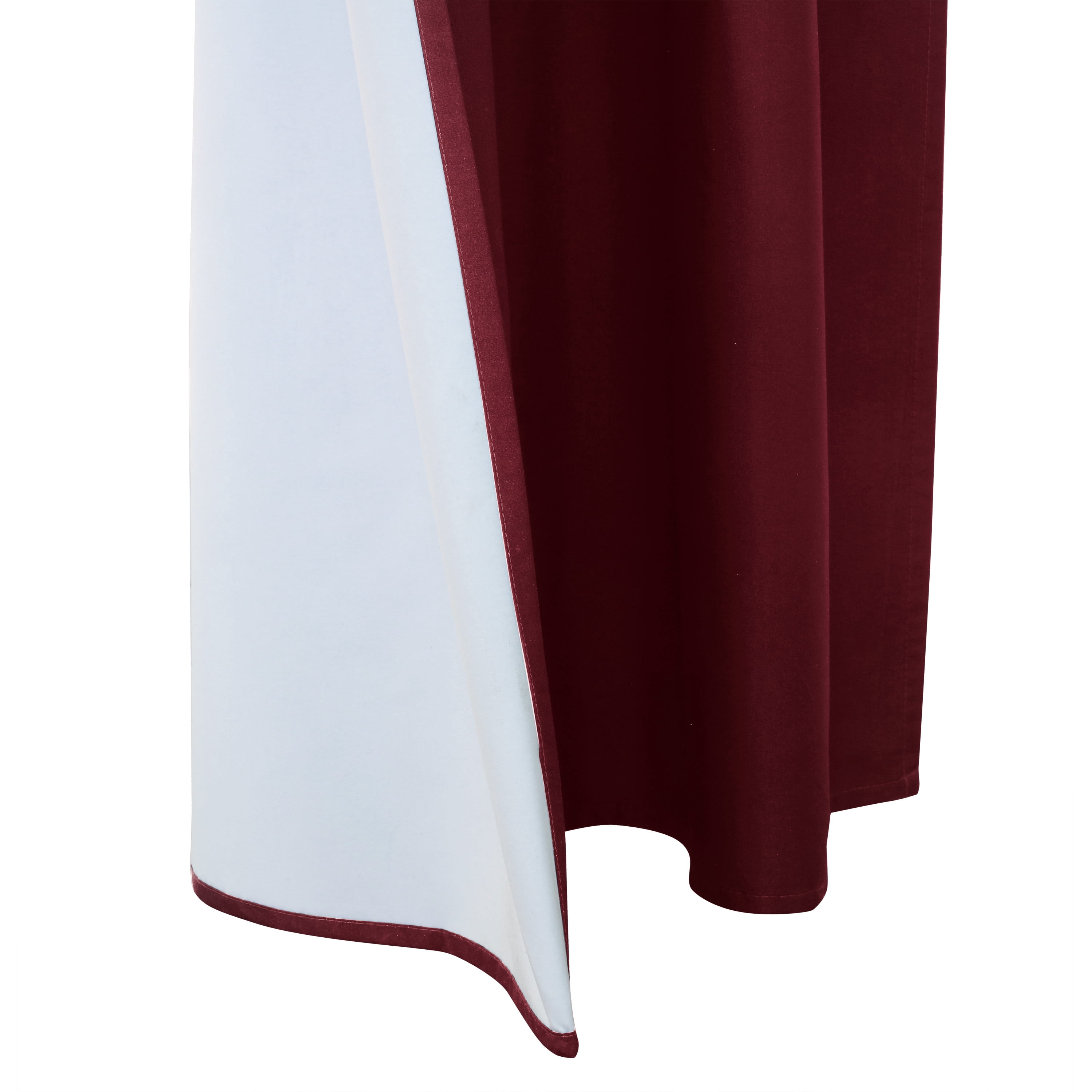 Phoenix Insulated All-in-One Window Dressing Set 80" x 63" in Burgundy