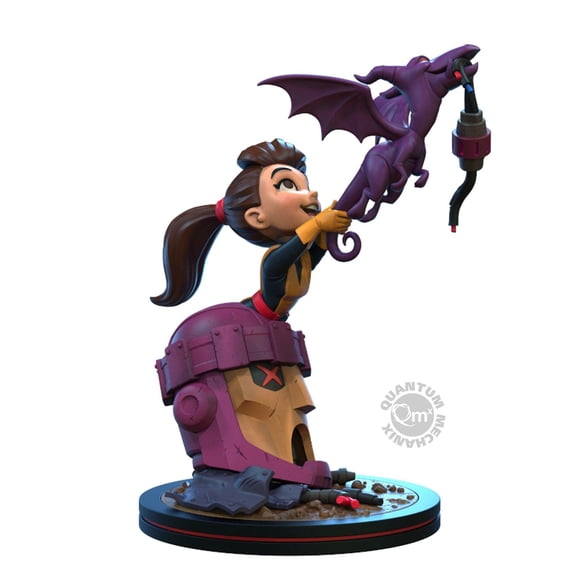 Figura Quantum Mechanix QMx X-Men Kitty Pryde y Lockheed
