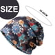 thumbnail image 2 of Gorro holgado para mujer, gorro para quimioterapia, babero elástico transpirable, gorro de doble uso, gorro estampado de flores, gorro holgado para dormir, bufanda infinita, 2 of 5