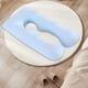 thumbnail image 5 of funda de almohada de apoyo para embarazadas, en forma de U, para dormir, con cojín para brazos y cuerpo, para el embarazo (azul cielo), 5 of 8