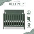 thumbnail image 5 of Dream On Me Bellport 4 in 1 Convertible Mini Crib In Green, 5 of 8