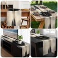 thumbnail image 6 of Black Beige Lake Table Runner 48 Inches Long, Abstract Aesthetics Mysterious Kitchen Coffee Dining Table Decoration for Home Party Birthday Wedding Home Decor 13x48 Inches, 6 of 8