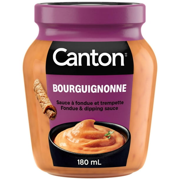 Sauce à fondue et trempette Bourguignonne Canton 180 mL
