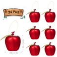 thumbnail image 3 of OUNONA 24-Piece Red Christmas Tree Ornaments Set, Electroplated Hanging Decorations for Holiday Home and Tree Decor, 3 of 7