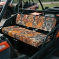 thumbnail image 2 of Yuyamidu Camo Hunting UTV Seat Cover Orange Wood Mule Bench Seat Cover Easy to Clean UTV Accessories Compatible with Kawasaki Mule 3000 3010 3020 4000 4010 2001-2023 2025, 2 of 7