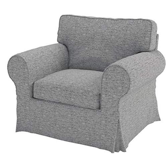 The Heavy Cotton Ektorp Sofa Cover Replacement is Made Compatible for IKEA Ektorp Chair (Armchair) (Polyester Flax)