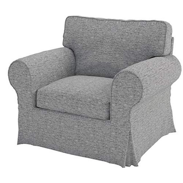 The Heavy Cotton Ektorp Sofa Cover Replacement is Made Compatible for IKEA Ektorp Chair (Armchair) (Polyester Flax)