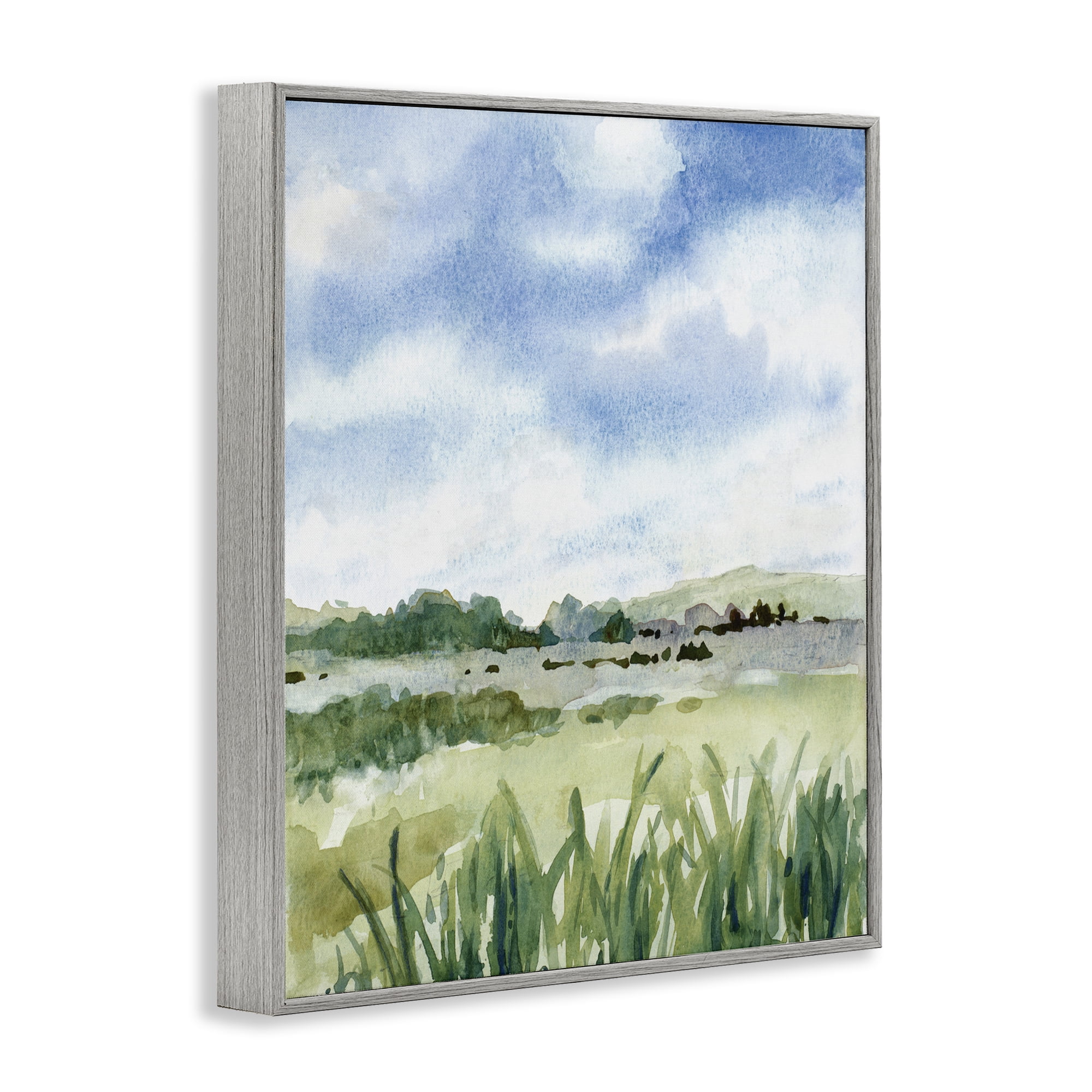Stupell Industries Fresh Spring Morning Gray Framed Giclee Art, design by Lanie Loreth