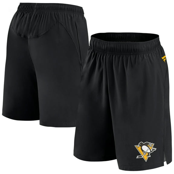 Men's Fanatics Black Pittsburgh Penguins Authentic Pro Tech Shorts