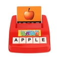 thumbnail image 1 of Literacy Learning Card ABS Plastic Education Toys Alphabet Letters Card, For Kids Playing, 1 of 8