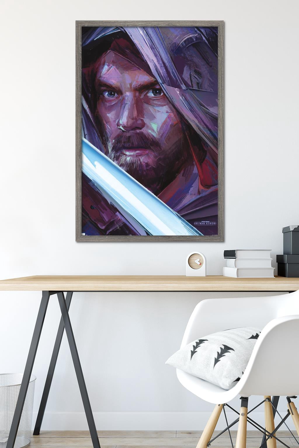 Star Wars: Obi-Wan Kenobi - Obi-Wan Portrait Wall Poster, 22.375" x 34" Framed