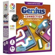 SmartGames Genius Connection from The New Two-Player Strategy Game from The Genius Series for Two Players Ages 8 + - Roll The Dice and Make The Connection!