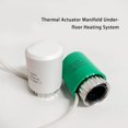 thumbnail image 3 of Bearachild Actuador térmico Radiador del sistema de calefacción Actuadores eléctricos universales normalmente cerrados Mejoras modernas para el Electrónica miscelánea Blanco Normalmente cerrado, 3 of 6
