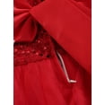 thumbnail image 6 of Bagilaanoe Toddler Baby Girl Party Dress Sequin Short Sleeve A-line Princess Dresses 6M 12M 18M 24M 3T 4T Kid Patchwork Tulle Skirt for Wedding Birthday, 6 of 9