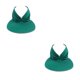 thumbnail image 2 of Guardurnaity Sombrero de verano para mujer, visera, sombrero para el sol, antiultravioleta, elástico, hueco, sombrero de copa, cola de caballo, Type1 NO1, 2 of 6