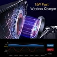 thumbnail image 3 of for Magsafe Car Mount Charger, [15W Turbo Wireless Charging] Suction Cup Phone Mount, 360° Adjustable Vacuum Magnetic Phone Holder for iPhone 12-17 Pro Max Series, Pixel 10 & Samsung, 3 of 9
