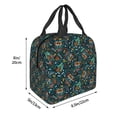 thumbnail image 3 of Sikiie Owl Doodle Lunch Bag for Women & Men Adult Insulated Lunch Box, Food Lunch Containers Lunch Tote Bags for Work, Travel, Outdoor, 3 of 8