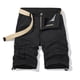 thumbnail image 1 of pstuiky Pantalones cortos para hombre, Pantalones cortos cargo para hombre, para correr, con múltiples bolsillos, cintura elástica, de algodón, para senderismo. Pantalones cortos cargo, 1 of 4