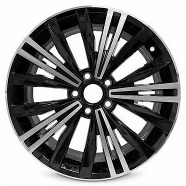 For 2018-2019 Volkswagen Tiguan 18 Inch Machined Face Black Rim - OE Direct Replacement - Road Ready Car Wheel