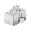 thumbnail image 1 of EDTara Stainless Steel Litter Box with Lid, Enclosed Cat Litter Box with Mat & Scoop, Extra Large High Sided, Easy Clean, Detachable, 1 of 7