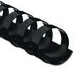 thumbnail image 2 of Fellowes Mfg Co. 52324 5/8 in. Diameter 120 Sheet Capacity Plastic Comb Bindings - Black (25/Pack), 2 of 5