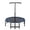 Blue, variant on 48" Mini Rebounder Trampoline for Adults, High Capacity 330 lbs, Adjustable Handle Bar, Bungee Fitness Trampoline for Indoor/Outdoor Cardio, Strength & Home Gym