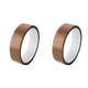 thumbnail image 1 of 2 paquetes de cinta de alta temperatura, cinta adhesiva de PTFE, cinta de teflón, cinta adhesiva de tela de vidrio recubierta de PTFE, 25 mm * 10 m, 1 of 4