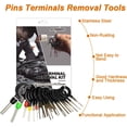 thumbnail image 3 of AUTOXBERT Terminal Removal Tool Kit 52Pcs Terminal Ejector Kit for Car with Circuit Tester and Storage Case Pin Extractor Tool Set Puller Repair Key Removal Tools for Most Connector Terminal, 3 of 5