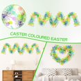 thumbnail image 2 of 6.6FT Easter Metallic Glitter Garland, Easter Mixed Color Chunky Garland, Metallic Tinsel Glittering Garland Hanging Decorations, for Easter Party Decor, 2 of 7