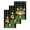 Black, variant on St. Patrick's Day Kitchen Dish Towels for Drying Dishes Set of 2, Green Shamrock Kitten Cats Hat Buffalo Plaid Waffle Weave Microfiber Hand Tea Bathroom Towels Quick Dry & Absorbent Towel 12x12