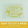 thumbnail image 4 of 12"x12FT Gold HTV Iron On Heat Transfer Vinyl Roll for T Shirt Cricut Silhouette, 4 of 6