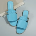 thumbnail image 6 of ShiShine Womens Slide Sandals Adjustable Buckle Strap Open Toe Casual Beach Sandals, 6 of 6
