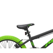 20 Kent Bicycle Dread BMX Bicycle, Fits Rider 42-5, Green/Black, Child, Unisex