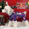 thumbnail image 4 of Pijama para perros XPUDAC, 4 piezas, para perros pequeños, trajes navideños, 4 of 6