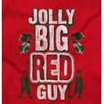 thumbnail image 2 of Christmas Jolly Big Red Guy Elves Men's Crewneck Sweatshirt Brisco Brands S, 2 of 6