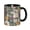 Black, variant on Wildflower Floral Coffee Mug Fun Custom Ceramic Mugs 11oz Black