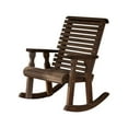 thumbnail image 4 of Amish Casual Heavy Duty Roll Back Wooden Outdoor Rocking Chair, Unfinished, 4 of 10