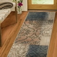 thumbnail image 6 of Damask Traditional Stain-Resistant Indoor Area Rug Or Runner for Entryway, Living Room, Bedroom, Any Room, 6 of 7