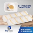 thumbnail image 3 of Paint Roller Covers Pro Grade, 9 x 1,3 cm, microfibra, paquete de 6, 3 of 8